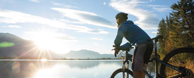 Man on bike